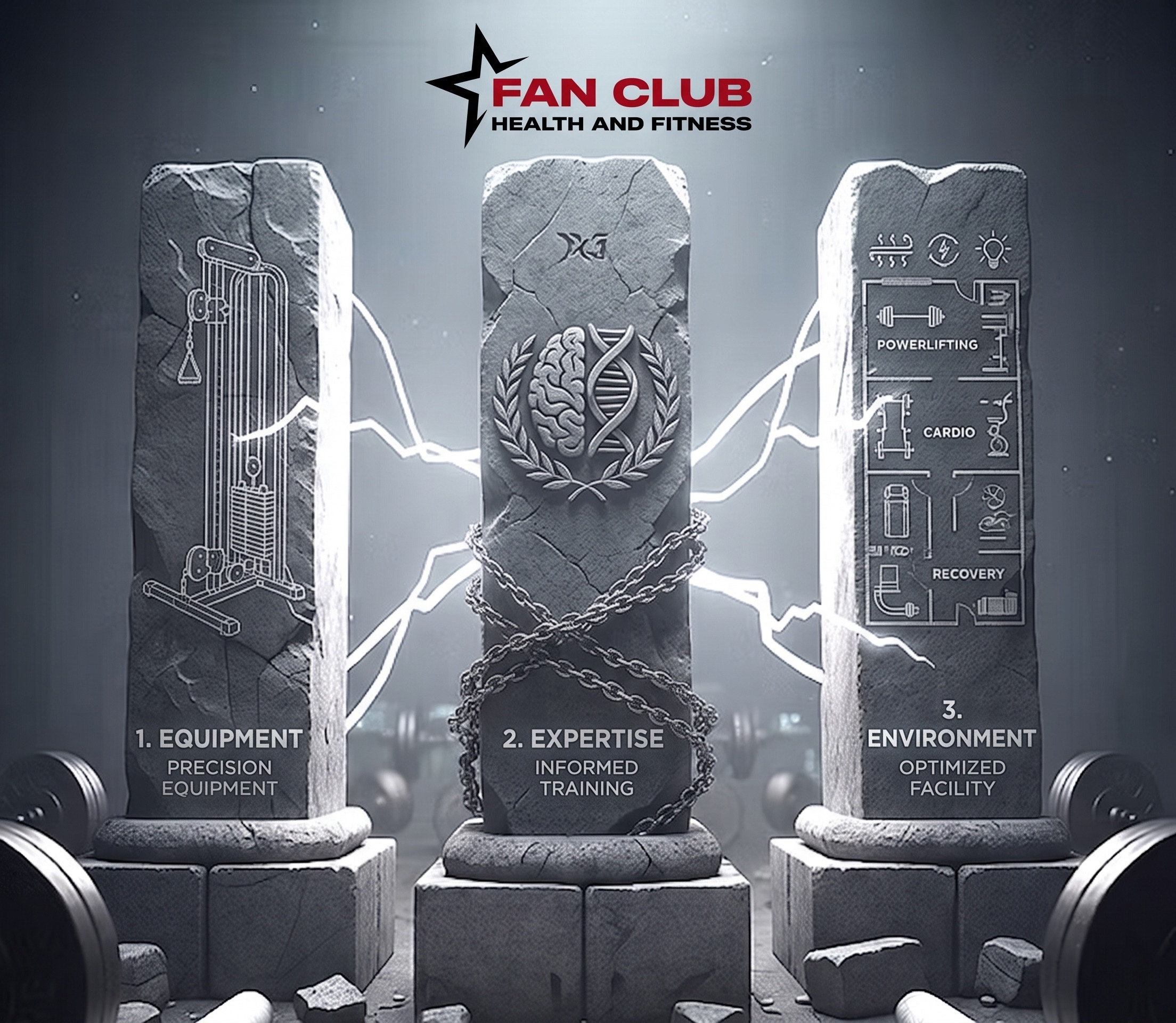 Elevate Your Fitness: The 3 E’s at Fan Club Health & Fitness